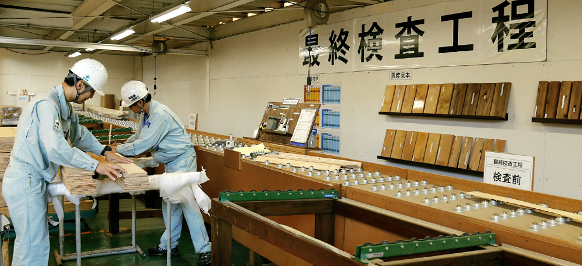 マクセラムデッキ　最終検査工程チェック