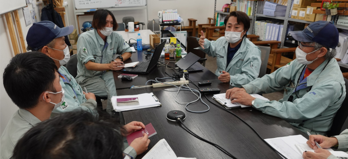 生産改善へのアイデアを共有する勉強会