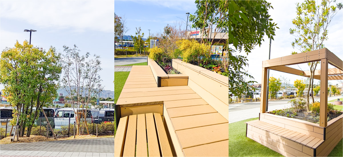 都市緑化を活用した猛暑対策事業 ららぽーと和泉／大阪府　和泉市