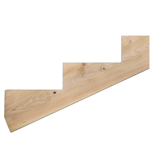 ウッドデッキの階段などに使える高耐久防腐木材パーツ