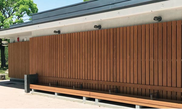 コシイスーパーサーモを使用した木製外装壁事例