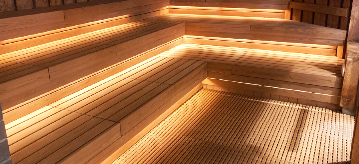 大阪 関西エリアのサウナ・温浴施設のサウナ用木材の施工事例