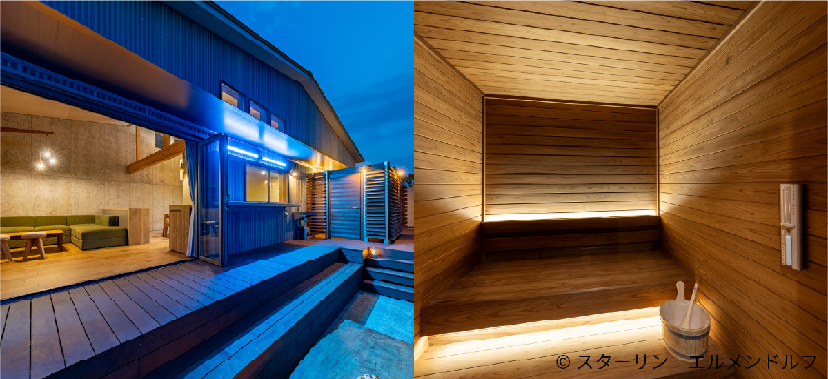 大阪 関西エリアのサウナ・温浴施設のサウナ用木材の施工事例