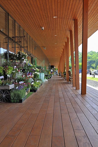 軽井沢発地市庭＜ウッドデッキ：マクセラム＞